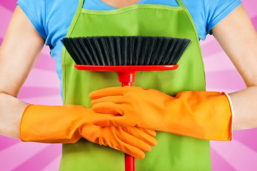 Regular cleaning of communal floors in a Putney property