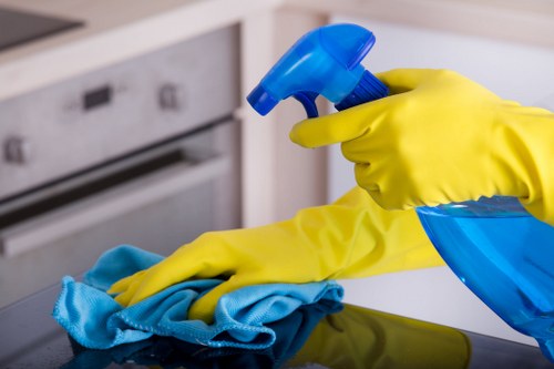 Professional team handling a flat clearance in Putney with care